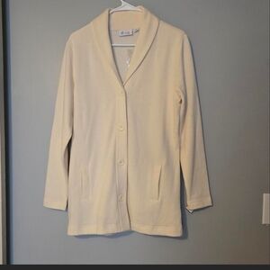 Cream Cardigan Sweater